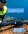Man wearing Five Finger Neoprene Water Gloves 3mm and 5mm Warm Wetsuit Gloves for Scuba Diving Snorkeling Paddling Surfing