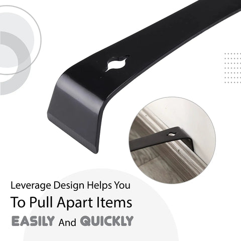 9.5 Inch Pry Bar Scraper With Nail Puller For Beekeeping, showing angled pry tip and leverage design for easy pulling