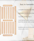 Assembly instructions for 36 By 84 Inches Sliding Barn Door Solid Spruce Panelled Slab With H Frame For Interior Rooms And Storage Closets DIY