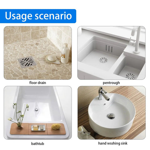 Fifty Pack Disposable Drain Sticker Hair Catcher That Hits Different With Heavy Duty Mesh. Usage in floor drains, pentroughs, bathtubs, and sinks.