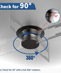 SAE J700 Compliant King Pin Gauge For Trailers Quick Three Step Wear Height And Squareness Check To Prevent Accidents Keep Your Rig Safe Durable Silver Tool For Precise Pin Measurements, silver gauge checking 90° and 360°