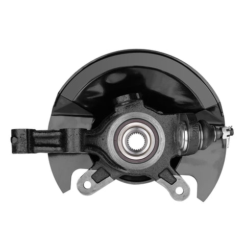 Front view of Front Steering Knuckle And Wheel Bearing Hub Assembly For 2001 2002 Civic With 1.7L Engine Left Driver Side Replacement
