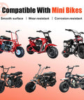 Image of mini bikes compatible with 40T High Speed Rear Chain Sprocket 6 Hole 37mm Bore For 420 Chain.