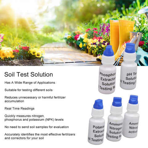 Liquid Soil Test Kit For Real Time NPK And PH Readings With Color Reference Chart And Tailored Recommendations For Your Soil