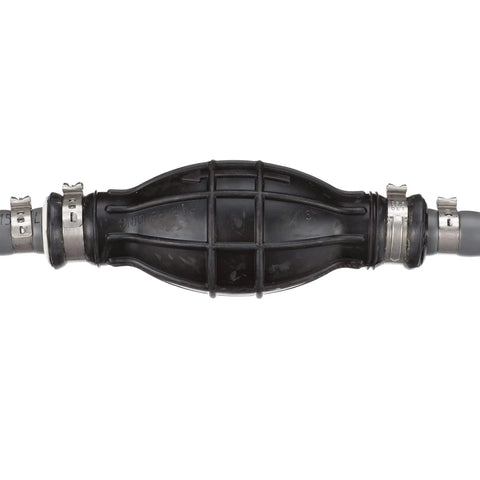 Six Foot Long Fuel Line Kit With Hose Fittings For Yamaha Marine Engines Black Three Eighths Inch Diameter Low Permeation