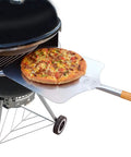 Pizza Stone Set For Oven And Grill 15 Inch Round Cordierite Stone With 14 By 16 Inch Pizza Peel Stainless Steel Spatula And Cutter