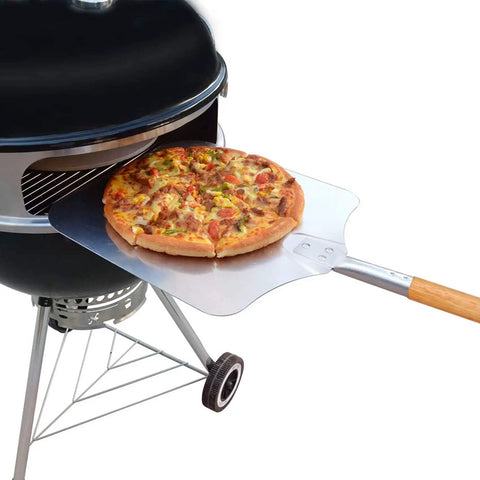 Pizza Stone Set For Oven And Grill 15 Inch Round Cordierite Stone With 14 By 16 Inch Pizza Peel Stainless Steel Spatula And Cutter