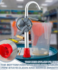 Heavy Duty Two Pack Manual Drum Pump For 55 Gallon Barrels And 15 To 55 Gallon Tanks, featuring nylon filter and crank handle.