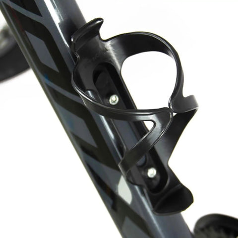 Close-up of black Two Pack Bike Water Bottle Holders Universal Fit Your Go To Ultra Light Cage With Stainless Steel Screws and tool included