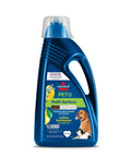 All Surface Pet Cleaner With Citrus For Sealed Floors And Area Rugs, Tackles Tough Messes And Odors Like A Boss, Lemon Eucalyptus Essential Oils, 80 Oz Bottle, Powerful Deep Cleaning For Pet Homes. Blue 80 oz bottle with cap for sealed floors and area rugs.