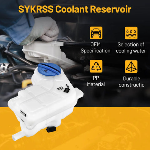 Engine Coolant Overflow Tank 603-638 Direct Fit Replacement For Audi A4 A4 Quattro 2002 2009 2.0L 1.8L 3.2L V6 Durable