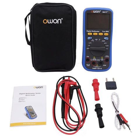 Four And A Half Digit Digital Multimeter With True RMS And Backlit Display, Datalogger And Temperature Meter, accessories