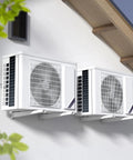 Heavy Duty Mini Split Wall Mount Bracket For 7000-12000 BTU AC Units, Outdoor Condenser Rack Supports Up To 400 Lbs on house