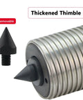 Heavy Duty Five Ton Hydraulic Gear Puller Kit shows a thickened removable thimble and steel body for durable use.