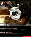 Rear Wheel Bearing And Hub Assembly For Mazda CX3 2016 2021 5 Lug Compatible RWD Replacement Built For A Smooth Ride