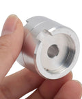 Hand holding Pro Grade Aluminum Watch Movement Holder For 2824 2892 NH35 NH36 2813 8200, Ultra Durable Lightweight Precision Tool For Watchmakers