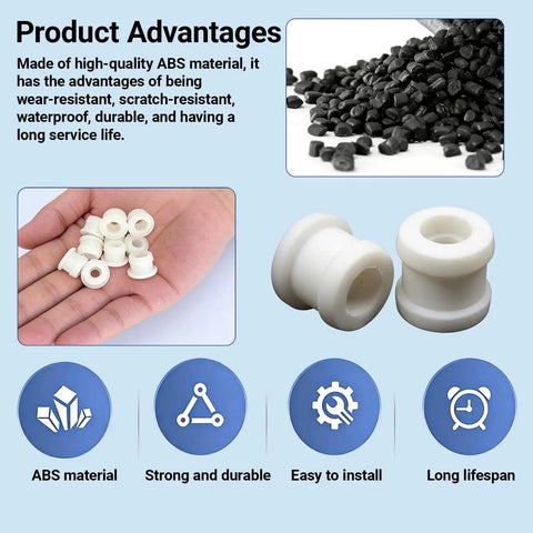 Infographic of Two Piece Shifter Cable Bushing Kit For Ford Edge Explorer Endura Escape Hybrid Focus MK Replace OEM DG9Z 7K340 A