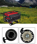 Aftermarket 212cc Pull Start Recoil Starter Replacement For Predator 212 and Coleman CT200U, close-up of recoil starter mechanism