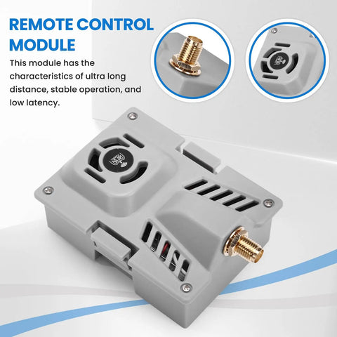 ExpressLRS ELRS Module Receiver Set 915MHz for RC Airplane FPV Long Range Drone DIY Transmitter, shown with vented design and port