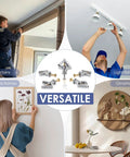 Heavy Duty Drywall Anchor Kit With 30 Self Tapping Screws For Hollow Walls Butterfly Expansion Fasteners used in decor installation