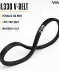 3/8 Inch By 33 Inch V Belt Replacement For Light Duty Power Transmission And Lawn Mower Drives 115-4669 Compatible FHP Wrapped Belt 1 Pack