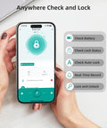 Secure Your Spot Fast With This Smooth Operator Smart Wifi Deadbolt offering keyless fingerprint access app for remote locking.