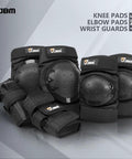 All Around Protection Gear Set For Inline Skating Roller Skating Skateboarding And Scootering Knee Pads Elbow Pads And Wrist Guards