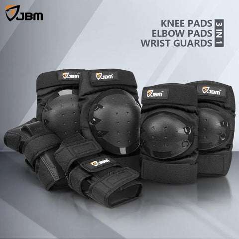 All Around Protection Gear Set For Inline Skating Roller Skating Skateboarding And Scootering Knee Pads Elbow Pads And Wrist Guards