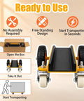 Pro Gear Heavy Duty Door Dolly And Panel Mover Built With Eight Inch Solid Wheels for easy transporting and free-standing design.