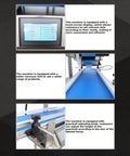 Touch screen display of Straight Up Efficient 110V Quick Setup Automatic Desktop Conveyor Bottle Labeler Pro for easy operation.