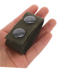 Person holding a Six Pack Durable Nylon Belt Buckle Quick Release Webbing Clips For Outdoor Activities Camping Gear Training And Tough Equipment Attachment Versatile Strap Accessories.