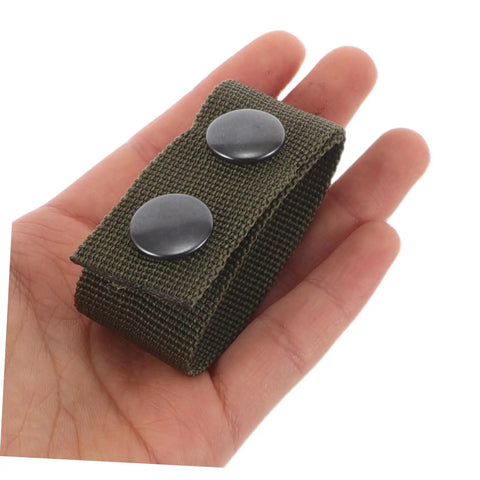 Person holding a Six Pack Durable Nylon Belt Buckle Quick Release Webbing Clips For Outdoor Activities Camping Gear Training And Tough Equipment Attachment Versatile Strap Accessories.