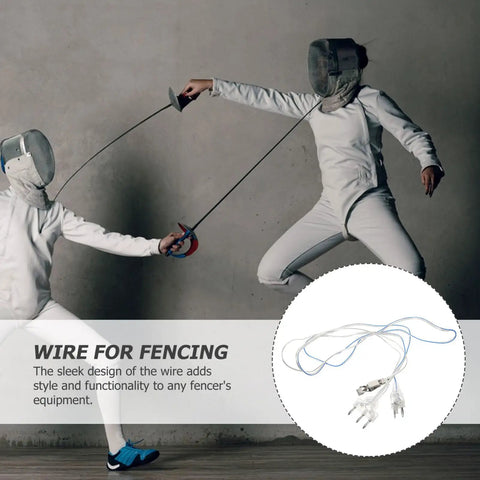 Fencing Body Cord And Mask Connector Cord For Foil, Durable, Easy Install Fencing Equipment Accessory For Outdoor Training