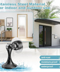 Two Pack Magnetic Door Stoppers For Wall And Floor Mounting No Drill Door Holder With Strong Magnet Keeps Heavy Doors Open