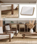 Heavy Duty Self Adhesive Furniture Sliders Table And Chair Leg Protectors Slick Gliding Floor Savers 2 Inch Gray Square caps under table leg.