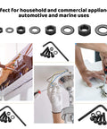 1274 Pcs Metric Screw Set M2 M3 M4 M5 With Hex Socket Head Cap Screws Nuts Washers And Bolts, used in appliances and machinery.