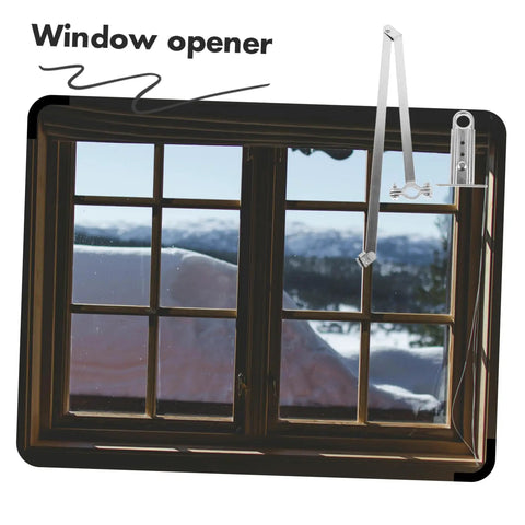 Manual Window Opener Tool For Greenhouse Ventilation Easy Breezy Hand Vent Opener Arm And Bracket Smooth And Precise Window Opening For Smoke And Air Regulation