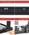 Installation steps for 600 Piece M3 M4 M5 Sliding T Nuts And Hex Button Head Screws Kit for profile groove rails.