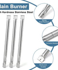Grill Replacement Parts Kit For A 3 Burner Gas Grill, Includes Grates, Heat Plates And Burners, Fits 720-0787D And 720-0953 Series