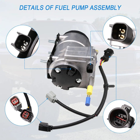 Fuel Pump Assembly for Ford F-Series Super Duty 6.0L Power Stroke Diesel Replacement 6C3Z-9G282-C PFB-101 details
