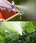 Misting System 26 Foot Kit With Brass Nozzles And Three Quarter Inch Brass Adapter For Outdoor Patio Cooling Garden Greenhouse