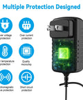 AC Power Adapter For Boss RC 30 Looper RC 50 XL Loop Station Pedals Roland Compatible Power Supply Charger with protection icons