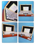 Pin Gauge Set For Quality Control And Metalworking, Precision 0.11mm To 30mm Metric Rod Gauges in wooden case with certificate