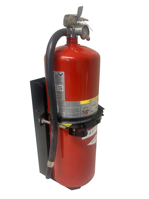 Heavy Duty Hanging Bracket For 8 Inch Co2 Carbon Dioxide And Dry Chemical Fire Cylinders Rig Ready Mount For Trucks And Shops Locks Down Your Safety Gear Dead Simple Zero Hassle Installation Guaranteed Quick Setup