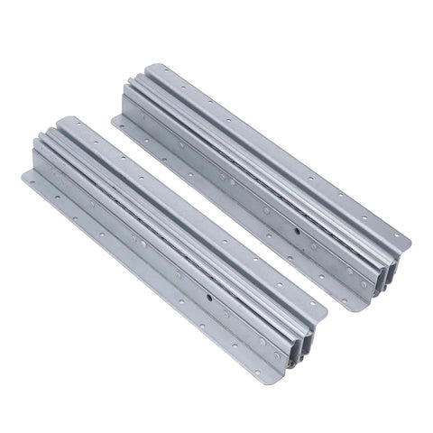 Undermount Heavy Duty Drawer Slide With Thickened Cold Rolled Steel For Stair Bottom Cabinets, 32 Inch Concealed Runner Glide, Built To Last Up To 120kg (264.6lb), Adjustable Length 800 To 1850mm, Ultra Durable High Cycle Rail, two silver slides