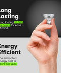 Hand holding Enhance LED MR16 Reflector Bulb 50W Equivalent with GU5.3 Base 3000K Bright White Dimmable Indoor Outdoor
