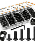 M5 T Nuts And Bolts Assortment Kit For 2020 Aluminum Extrusion Includes screws, fasteners, nuts, and Allen wrench