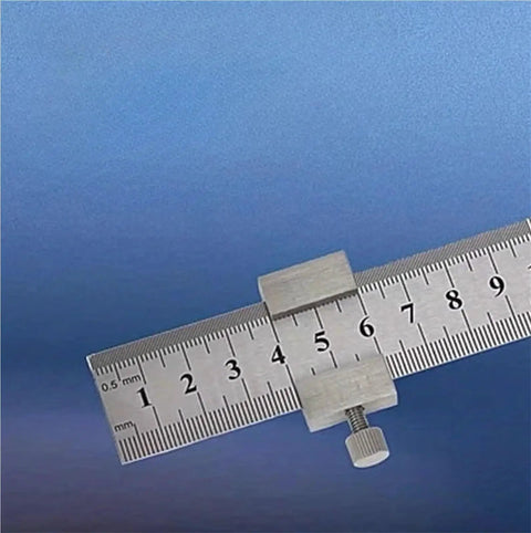 Precision Thickness Calibration Block Set Four Piece Woodworking Stop Guide Angle Trace Locator Quick Positioning Ruler Limiter adjustment ruler with metal stop mechanism