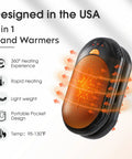 Rechargeable Hand Warmers 2 Pack With 20 Hours Of Safe Heat, 2 In 1 Portable Pocket Heaters With Smart Chip Tech, Outdoor Gear