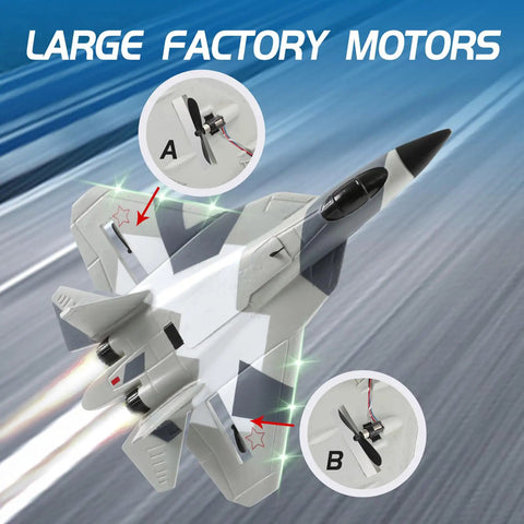 2.4G RC Glider Plane With Self Stabilization For Easy Flying Lightweight EPP Foam Fighter Aircraft For Beginners